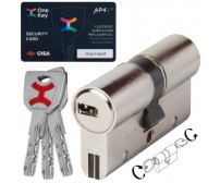 CISA AP4 S Κύλινδρος Ασφαλείας με προστασία αντιγραφής κλειδιού με 3 κλειδιά